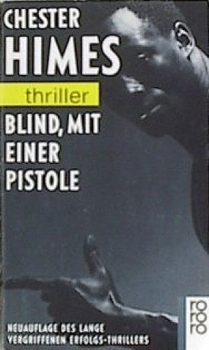 Blind, mit einer Pistole